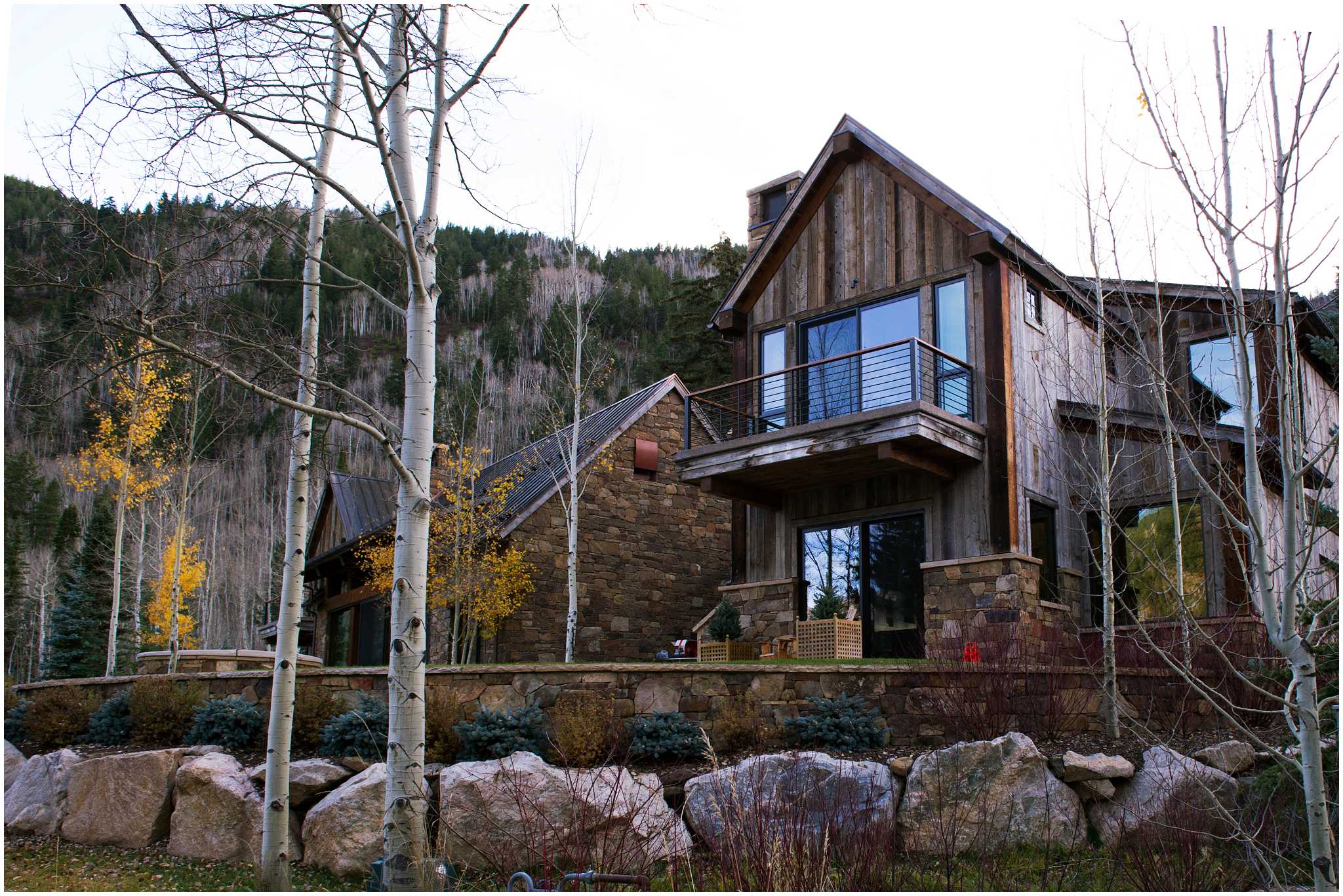 A Beautiful Mountain Modern Home Outside Aspen, CO. 