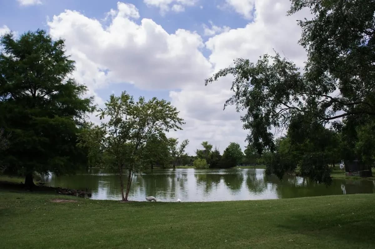 Water on the farm.