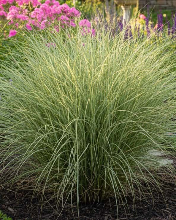 Morning Light Miscanthus Maiden Grass - Main Image